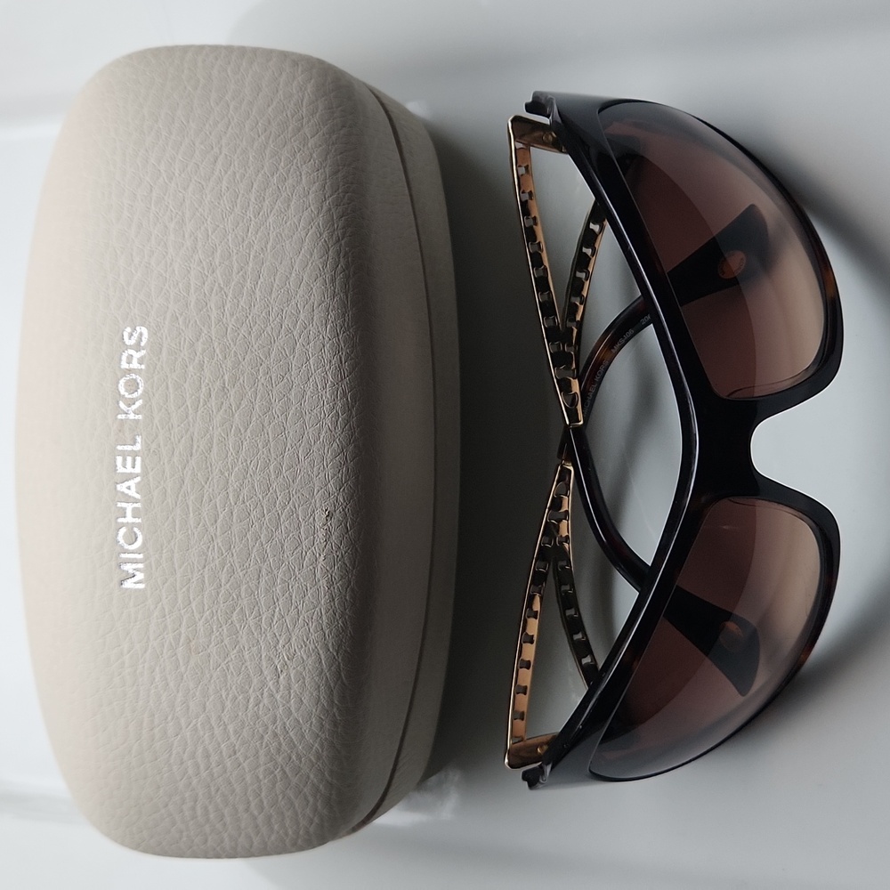 Michael Kors Oversized Tortoiseshell Sunglasses